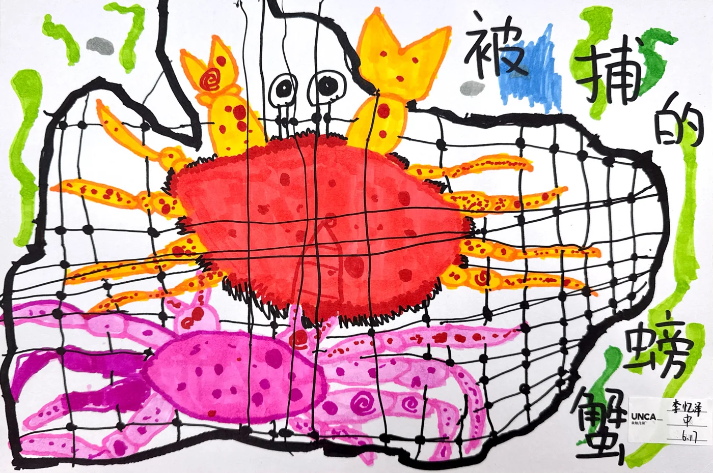 未知几何创想班儿童美术代表课效作品