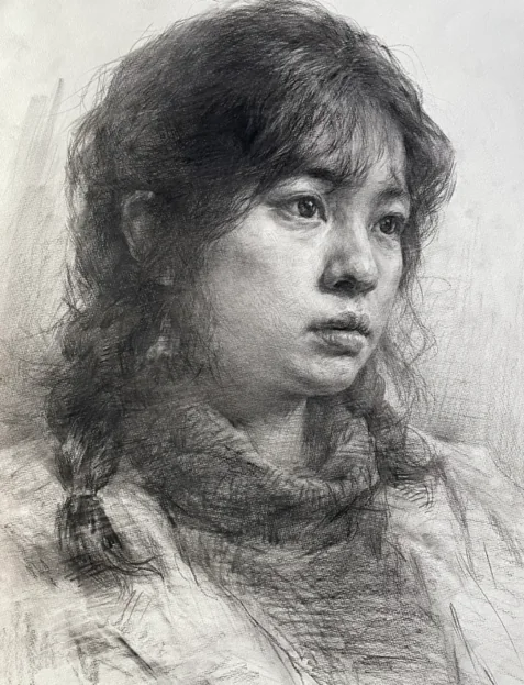 未知几何素描高级阶段代表课效作品